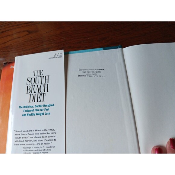 The South Beach Diet & South Beach Diet Cookbook HCDJs Agaston MD 2 Books - Picture 7 of 16